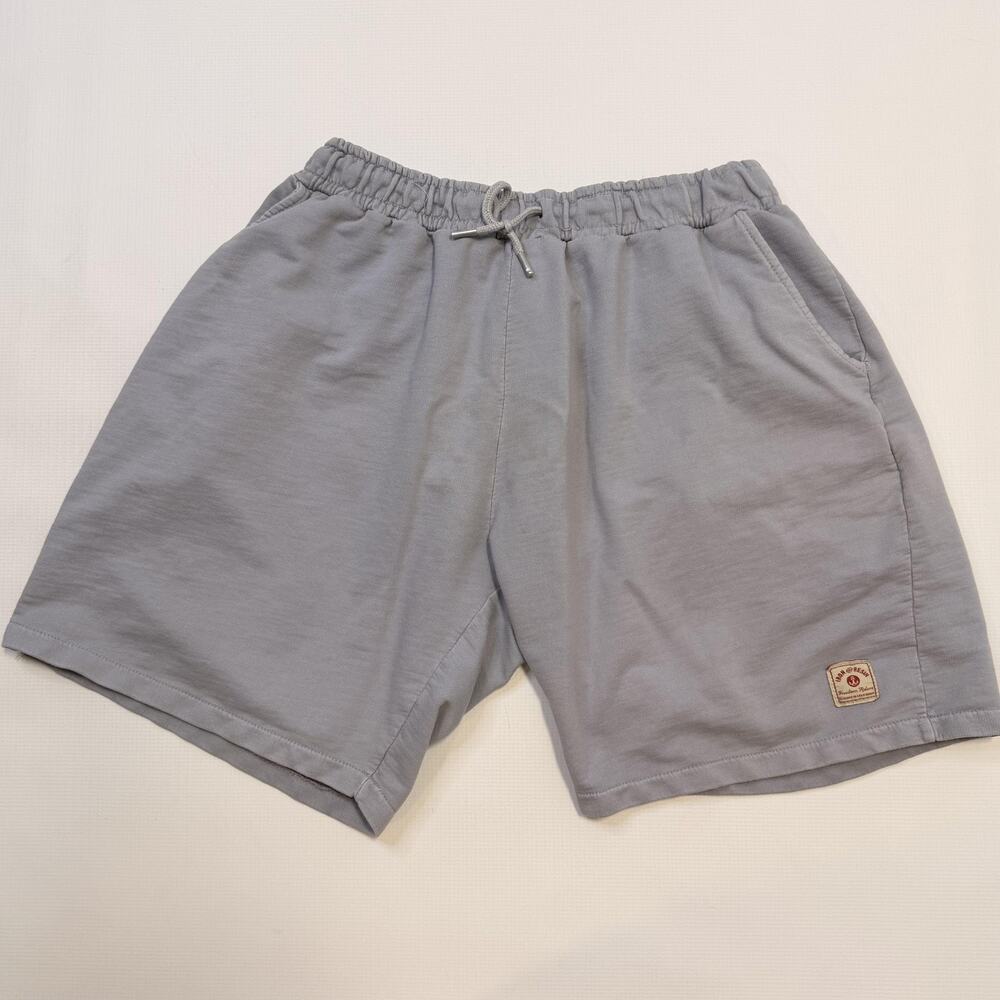 Iron And Resin Sweat Shorts Mens 36 Gray 9 Inseam Elastic Waist Lounge Casual